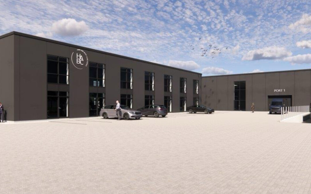 Ny lagerhal med kontorbygning