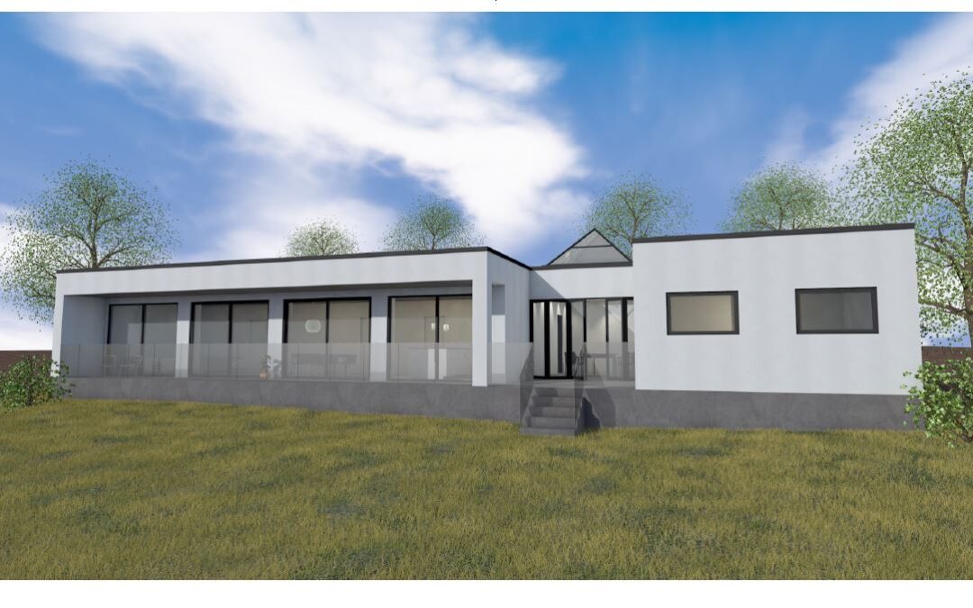 Arkitekttegnet villa