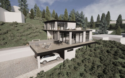 Arkitekttegnet villa