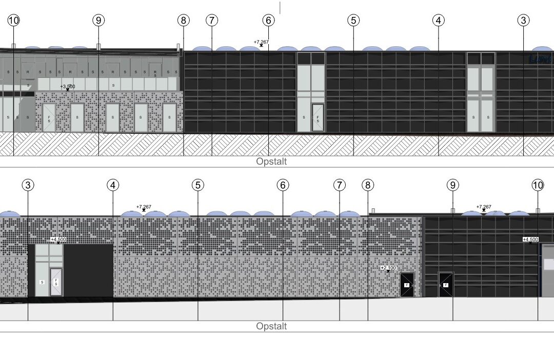 Ny lagerhal og kontorbygning